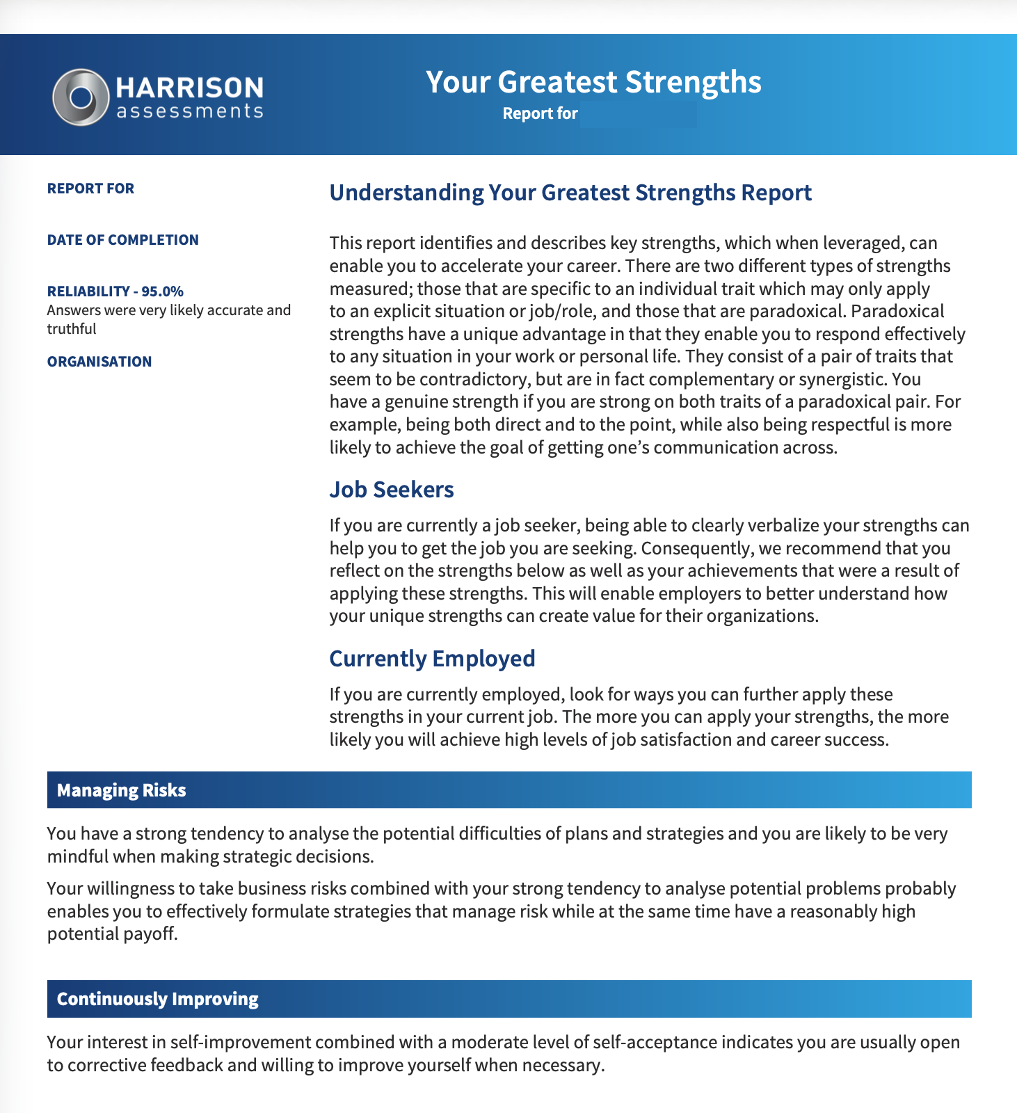career guidance assessment